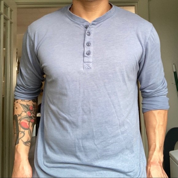 Cotton henley - Picture 3 of 5